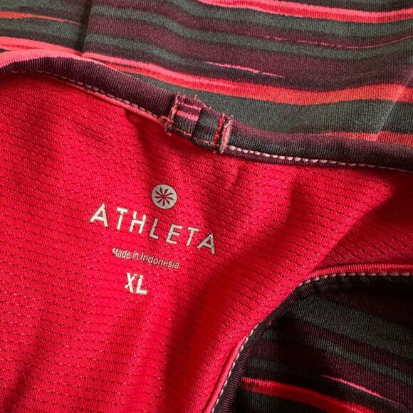 Athleta Tinker Racerback Tank Top Tie Bottom Bra Shelf Athletic Yoga Pilates XL - Picture 6 of 8